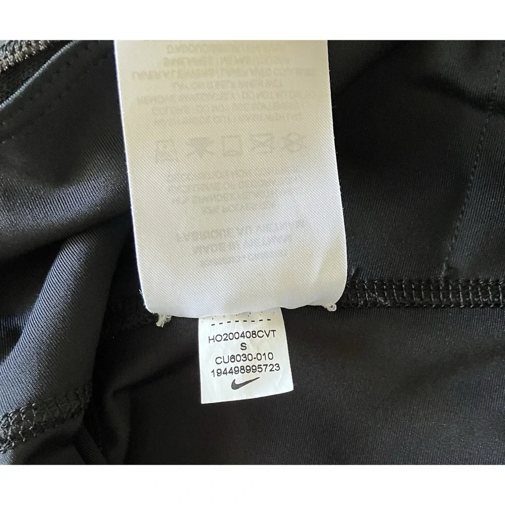 Nike Icon Metallic Top And 7/8 Matching Leggings Luminous Sleek